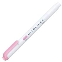 Caneta Zebra Marcadora Mildliner B-WKT7-MP rosa, pacote com 10