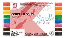 Caneta Zig À Base De Água Kuretake Scroll & Brush 08 Cores