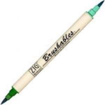 Caneta Zig Brushables Kuretake Dupla Green