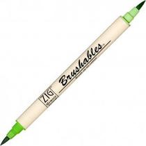Caneta Zig Brushables Kuretake Dupla Spring Green Caneta Zig Brushables Kuretake Dupla Spring Green