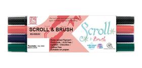 Caneta Zig Kuretake Scroll & Brush 04 Cores