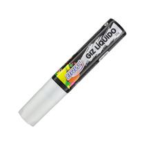 Canetão Giz Líquido Branco BRW 15mm 25g Para Lousa Vidro Carro