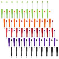 Canetas Beadable Jiebor Halloween Plastic Bead Black Ink x50 Canetas Beadable Jiebor Halloween Plastic Bead Black Ink x50
