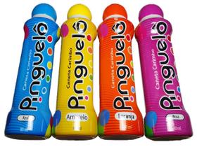 Canetas Bolinha Pinguelô 80ml + 1 Bloco De Cartelas Bingo