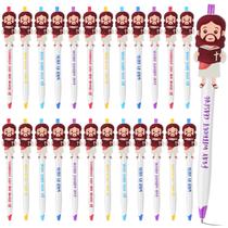 Canetas Christian Jesus CroBlissful, 24 unidades, 15 cm, multicoloridas Canetas Christian Jesus CroBlissful, 24 unidades, 15 cm, multicoloridas