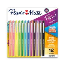 Canetas com ponta de feltro Paper Mate Flair Medium Point 0,7 mm (12 unidades)