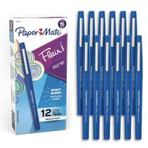Canetas com ponta de feltro Paper Mate Flair Medium Point Blue 12 unidades Canetas com ponta de feltro Paper Mate Flair Medium Point Blue 12 unidades