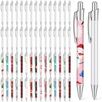 Canetas de alumínio de sublimação Yexiya, 30 peças, 12 cm, brancas Canetas de alumínio de sublimação Yexiya, 30 peças, 12 cm, brancas