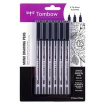 Canetas de Desenho Tombow 66405 Mono, Kit com 6 Unidades Canetas de Desenho Tombow 66405 Mono, Kit com 6 Unidades
