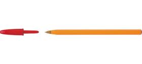Canetas de escrever BIC Orange Fine Ballpoint Red Ink Caixa de 20