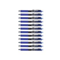Canetas de gel Amazon Basics retráteis Fine Point Blue, pacote com 12 Canetas de gel Amazon Basics retráteis Fine Point Blue, pacote com 12