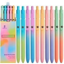 Canetas de gel ChezMax, 10 peças, 0,7 mm, tinta preta, esferográfica, escritório escolar