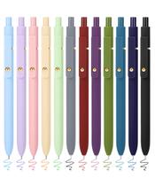 Canetas de Gel Coloridas FIOVER - Pacote com 12 Unidades (0,7 mm) Canetas de Gel Coloridas FIOVER - Pacote com 12 Unidades (0,7 mm)