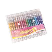 Canetas de gel com glitter de grande capacidade de 12-36 cores para diário Canetas de gel com glitter de grande capacidade de 12-36 cores para diário