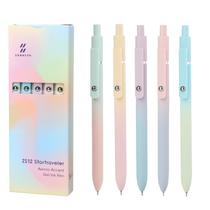 Canetas de gel Ddaowanx de 0,7 mm, tinta preta de secagem rápida, 5 unidades para mulheres