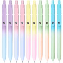 Canetas de gel Donyang High-End Series 10 unidades de tinta preta de 0,7 mm