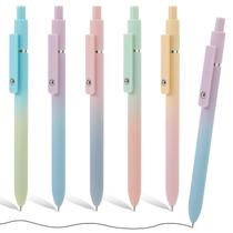 Canetas de gel felofty, 5 peças, ponto médio, 0,7 mm, gradiente de tinta preta Canetas de gel felofty, 5 peças, ponto médio, 0,7 mm, gradiente de tinta preta