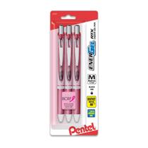 Canetas de gel líquido Pentel Energel RTX 0,7 mm, ponto médio, pacote com 3 Canetas de gel líquido Pentel Energel RTX 0,7 mm, ponto médio, pacote com 3