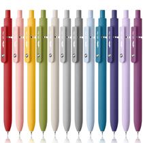 Canetas de gel Mr. Pen retráteis de 0,5 mm de ponta fina, pacote com 12 unidades de tinta preta Canetas de gel Mr. Pen retráteis de 0,5 mm de ponta fina, pacote com 12 unidades de tinta preta