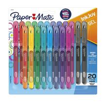 Canetas de gel Paper Mate InkJoy Medium Point 0,7 mm 20 cores Canetas de gel Paper Mate InkJoy Medium Point 0,7 mm 20 cores