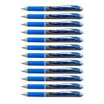 Canetas de gel Pentel Energel RTX Blue Ink 1,0 mm dúzia Canetas de gel Pentel Energel RTX Blue Ink 1,0 mm dúzia