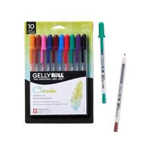 Canetas de gel SAKURA Gelly Roll Medium Point Ink, pacote com 10 Canetas de gel SAKURA Gelly Roll Medium Point Ink, pacote com 10