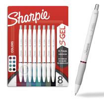 Canetas de gel SHARPIE S-Gel Fashion Barrel Pearl White 0,7 mm 8 unidades