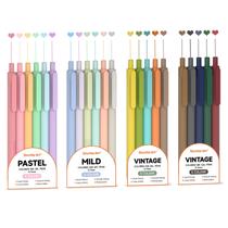 Canetas de gel Shuttle Art coloridas, retráteis, 22 cores de tinta Canetas de gel Shuttle Art coloridas, retráteis, 22 cores de tinta