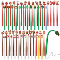 Canetas de gel Squishy de Natal SANNIX, conjunto de 50 peças de desenho animado
