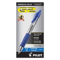 Canetas de rolo de gel PILOT G2 Premium Extra Fine 0,5 mm azuis x12 Canetas de rolo de gel PILOT G2 Premium Extra Fine 0,5 mm azuis x12