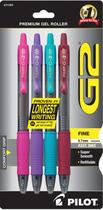 Canetas de rolo de gel PILOT G2 Premium Fine Point 0,7 mm, pacote com 4 Canetas de rolo de gel PILOT G2 Premium Fine Point 0,7 mm, pacote com 4