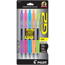 Canetas de rolo de gel PILOT G2 Premium Fine Point 0,7 mm, pacote com 5 Canetas de rolo de gel PILOT G2 Premium Fine Point 0,7 mm, pacote com 5