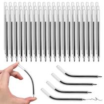 Canetas de segurança Sowhatsowoo 120 unidades flexíveis 9,7 cm tinta preta Canetas de segurança Sowhatsowoo 120 unidades flexíveis 9,7 cm tinta preta