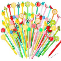Canetas de tinta gel Containlol Cartoon Cute Fruit Kids 48 unidades