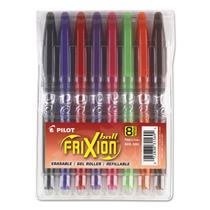 Canetas de tinta gel PILOT FriXion Ball apagáveis de 0,7 mm, pacote com 8 Canetas de tinta gel PILOT FriXion Ball apagáveis de 0,7 mm, pacote com 8