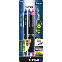 Canetas de tinta gel PILOT Frixion Point Synergy Clicker 0,5 mm, pacote com 3 Canetas de tinta gel PILOT Frixion Point Synergy Clicker 0,5 mm, pacote com 3
