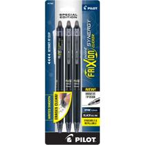 Canetas de tinta gel PILOT FriXion Synergy Clicker 0,5 mm, pacote com 3, pretas Canetas de tinta gel PILOT FriXion Synergy Clicker 0,5 mm, pacote com 3, pretas