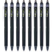 Canetas de tinta gel Pilot FriXion Synergy Clicker 0,5 mm, pacote com 8, pretas Canetas de tinta gel Pilot FriXion Synergy Clicker 0,5 mm, pacote com 8, pretas