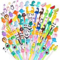 Canetas de tinta gel SAIWEILAI ONLINE 100 peças Kawaii Cartoon Kids Canetas de tinta gel SAIWEILAI ONLINE 100 peças Kawaii Cartoon Kids