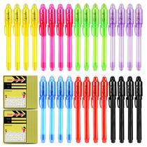 Canetas de tinta invisíveis D&N Lifestyle para crianças com luz UV 28 unidades