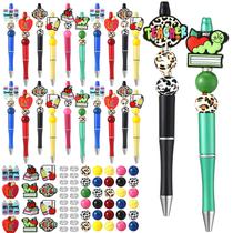 Canetas dobráveis Ctosree Teacher Appreciation 36 unidades com miçangas