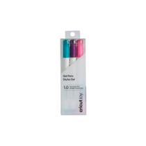 Canetas em Gel Cricut Joy 1,0mm Kit com 3 Cores: Verde-azulado, Roxo e Rosa Canetas em Gel Cricut Joy 1,0mm Kit com 3 Cores: Verde-azulado, Roxo e Rosa