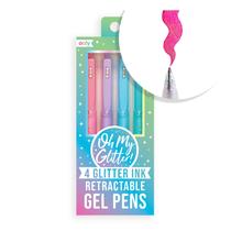 Canetas em Gel Ooly Oh My Glitter Retráteis Conjunto com 4 Canetas em Gel Ooly Oh My Glitter Retráteis Conjunto com 4
