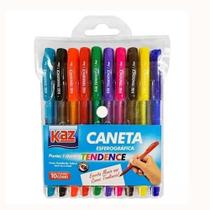 Canetas Esferográficas 10 cores Canetas Esferográficas 10 cores
