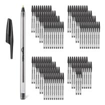 Canetas esferográficas Amazon Basics ponta média 1,0 mm tinta preta 144 unidades Canetas esferográficas Amazon Basics ponta média 1,0 mm tinta preta 144 unidades