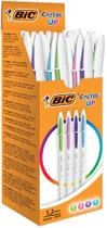 Canetas esferográficas BIC Cristal Up, cores variadas, pacote com 20