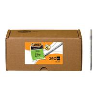 Canetas esferográficas BIC Round Stick Xtra Life Black, 1,0 mm, pacote com 240