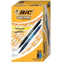 Canetas Esferográficas BIC Soft Feel - Pacote com 36 Unidades Retráteis