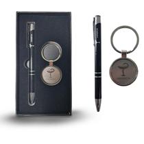Canetas Esferográficas de Profissão com Chaveiro