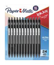 Canetas esferográficas Paper Mate InkJoy 300RT Medium Point 24 Pretas